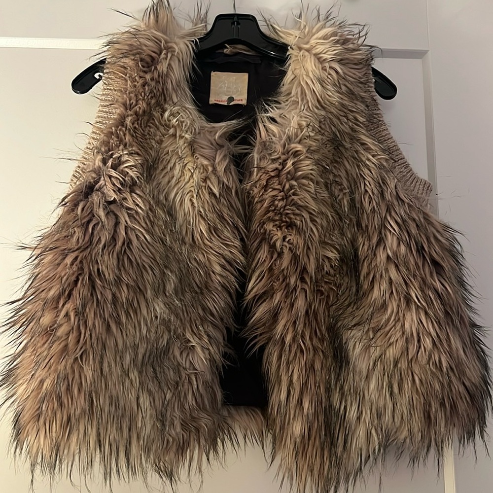 Rebecca Taylor faux fur vest